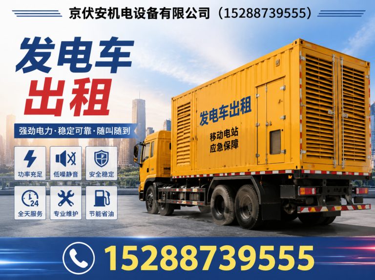 株洲应急发电机出租展示图