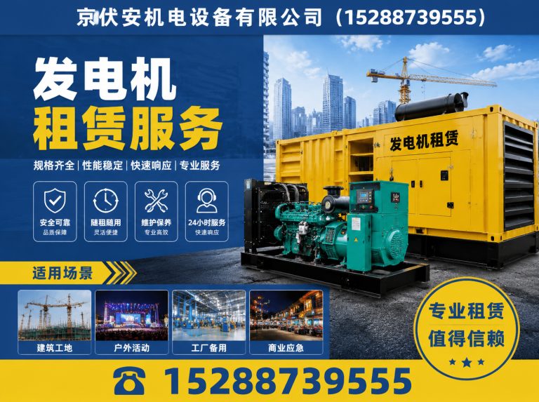 株洲发电车出租展示图